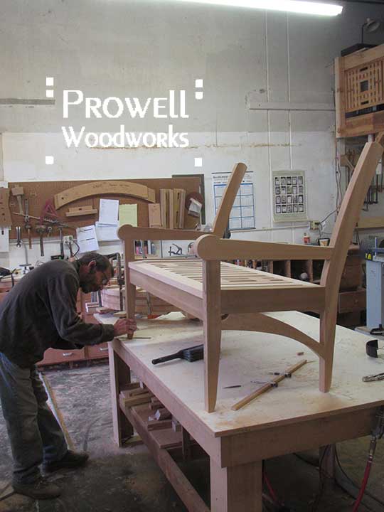 prowell building Custom wood garden bench #20