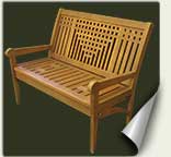 Custom wood garden bench #21 by prowell woodworks