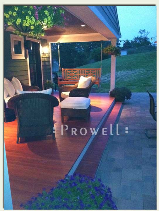 front porch swings in Concinnati, OH by prowell woodworks