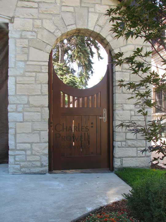 garden gates in River forest, IL with Rocky Mountain Hardware Gate latch E075