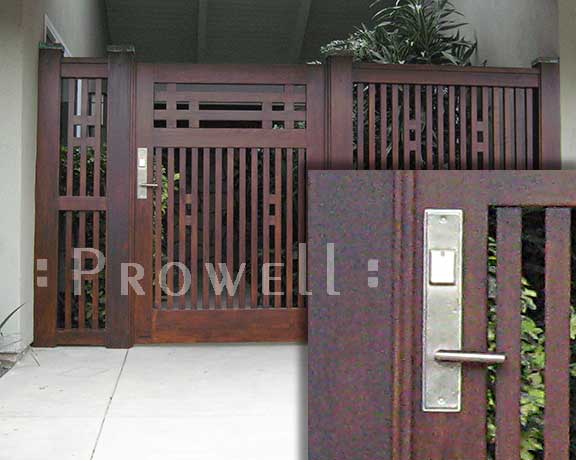 wood gate #67 with RMH bronze latch