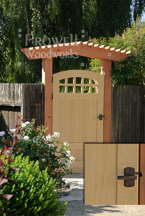 prowell wood gate #20 with RMH gate latch