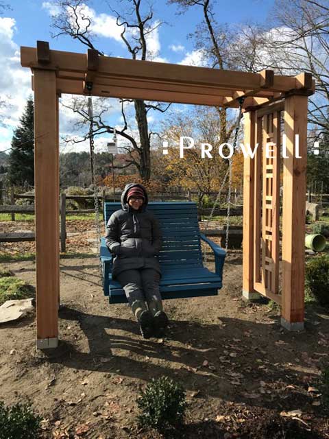 cedar swing stand/arbor in new hampshire. prowell
