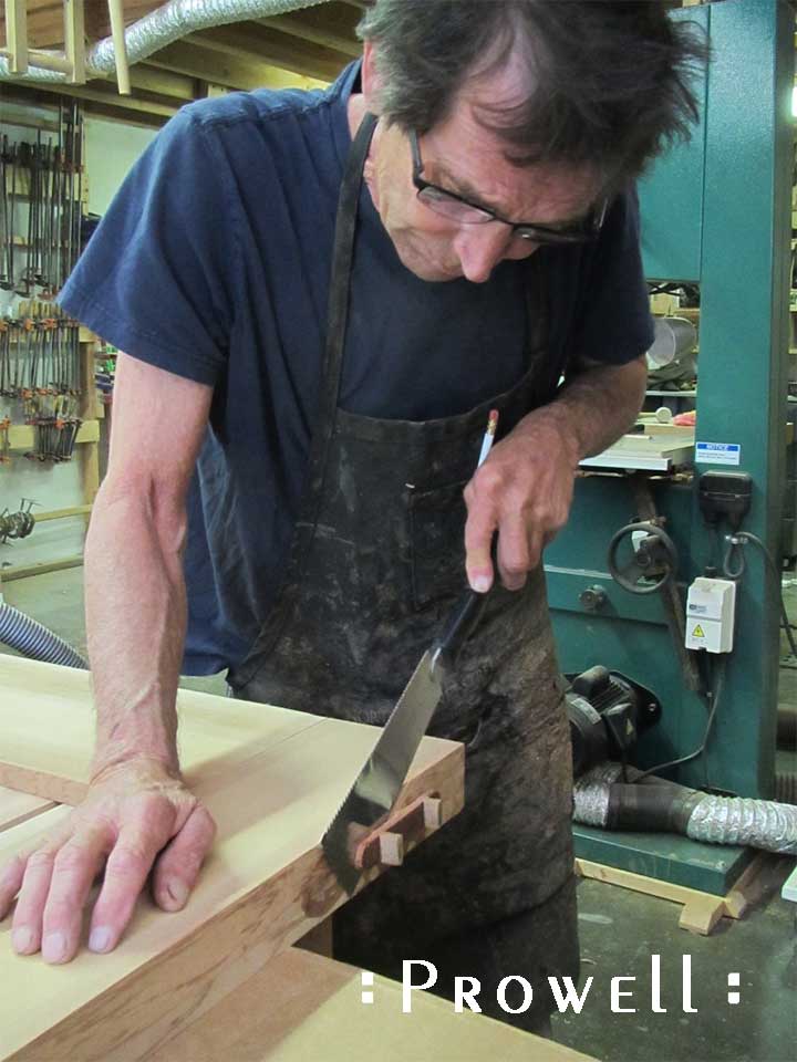 charles prowell building a wood driveway gate #14