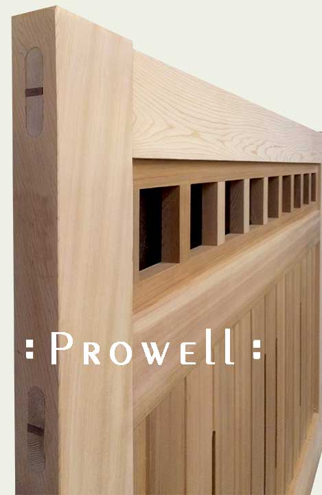 wood joinery for driveway gates by Prowell