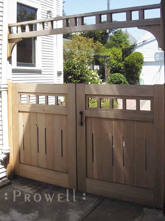 wood driveway gates in San Francisco, CA