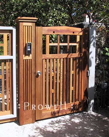 custom wood garden gates 53 in Miami, Florida