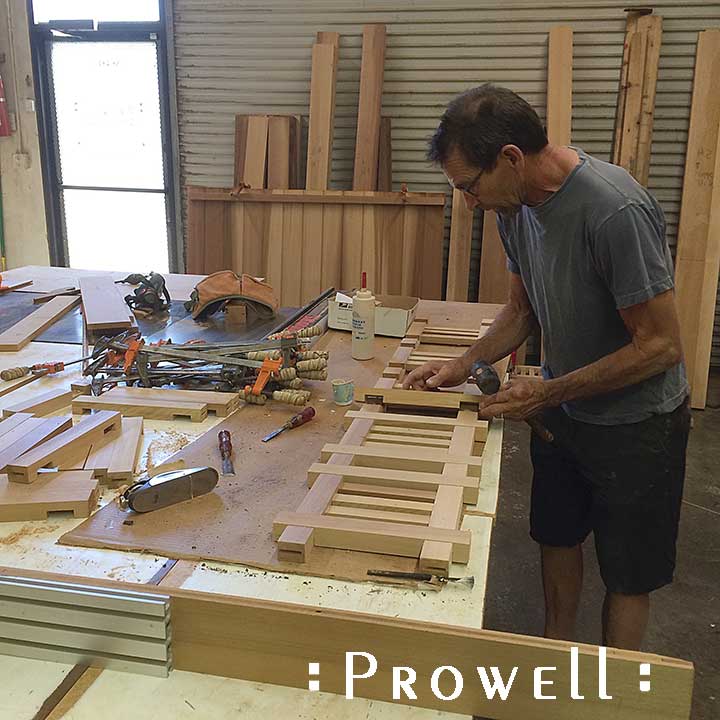 how to create the joinery for a Prowell Driveway Gate