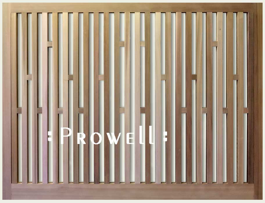 Wood open fence #6, Prowell