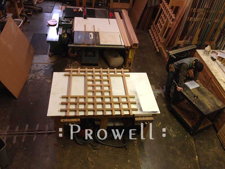 Building fence style #19-5. Prowell woodworks.