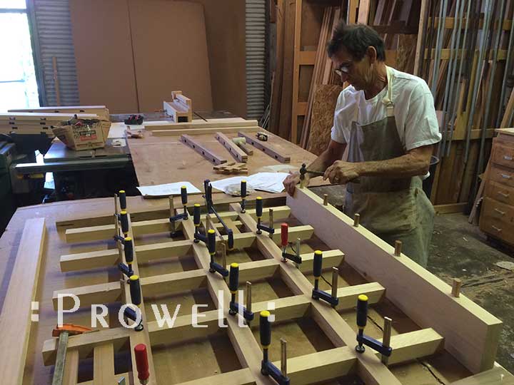 Building Fence style #19-7. Prowell woodworks