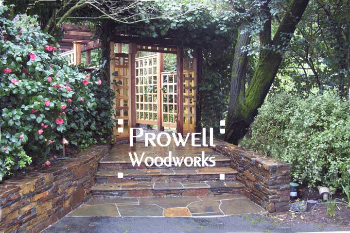 Prowell's custom wood fence Panel #19 in Marin County, CA