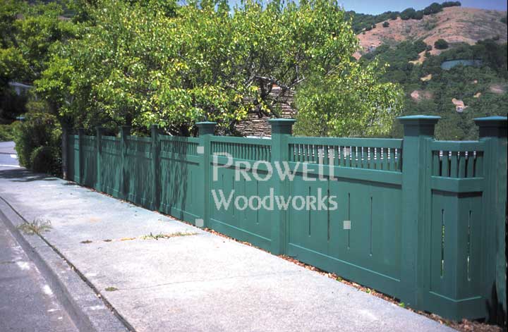 Wood garden fences panels #1-13 in Marin County, CA