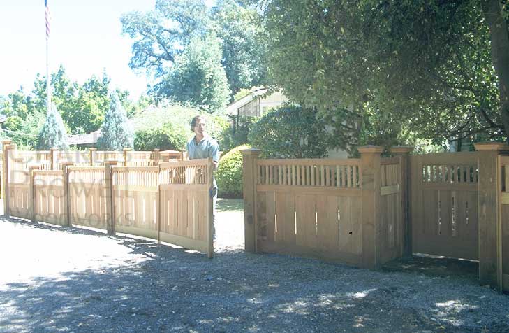 How to install a wood fence