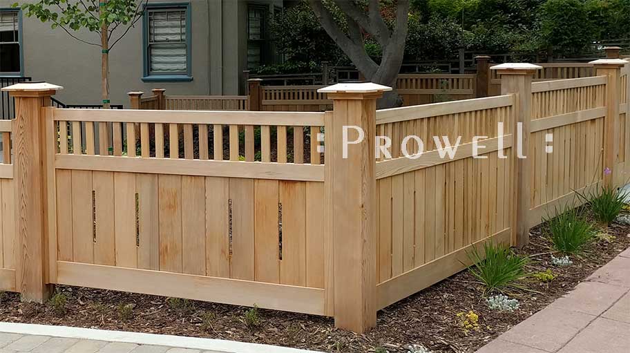 wood garden fence #1. Prowell