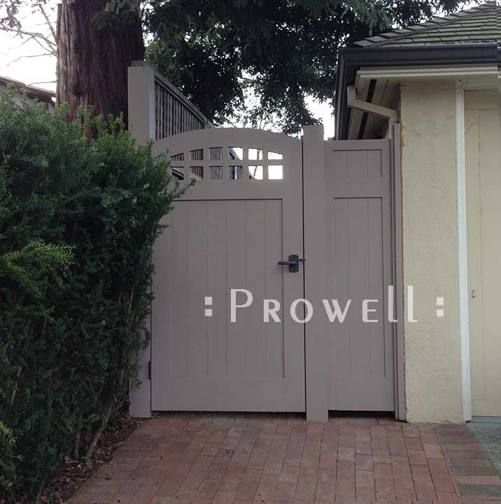 custom wood fence panels #20-1 in the Silicone valley, CA