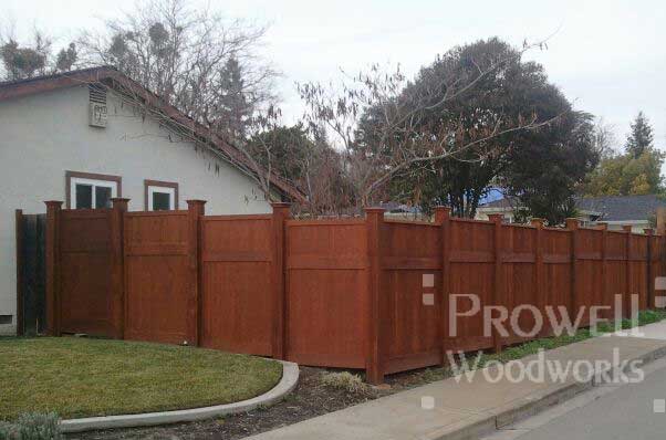 custom wood privacy fence panels in contra costa country, ca