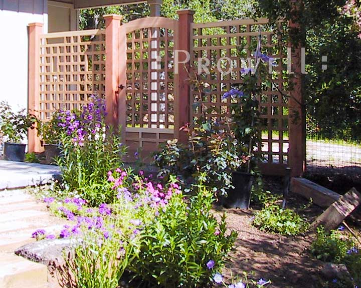 wood garden fence panels #21-1 in southern California