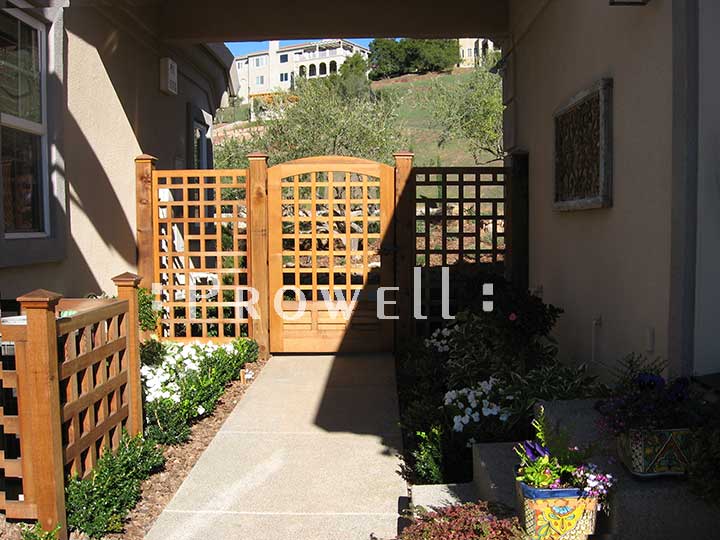 custom wood fence panels #21-2 in Napa, CA