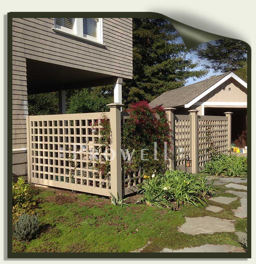 custom wood fence panels #21 in Marin County, CA