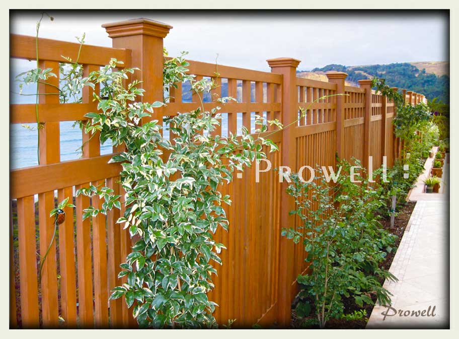 custom wood garden fence 22-1. prowell