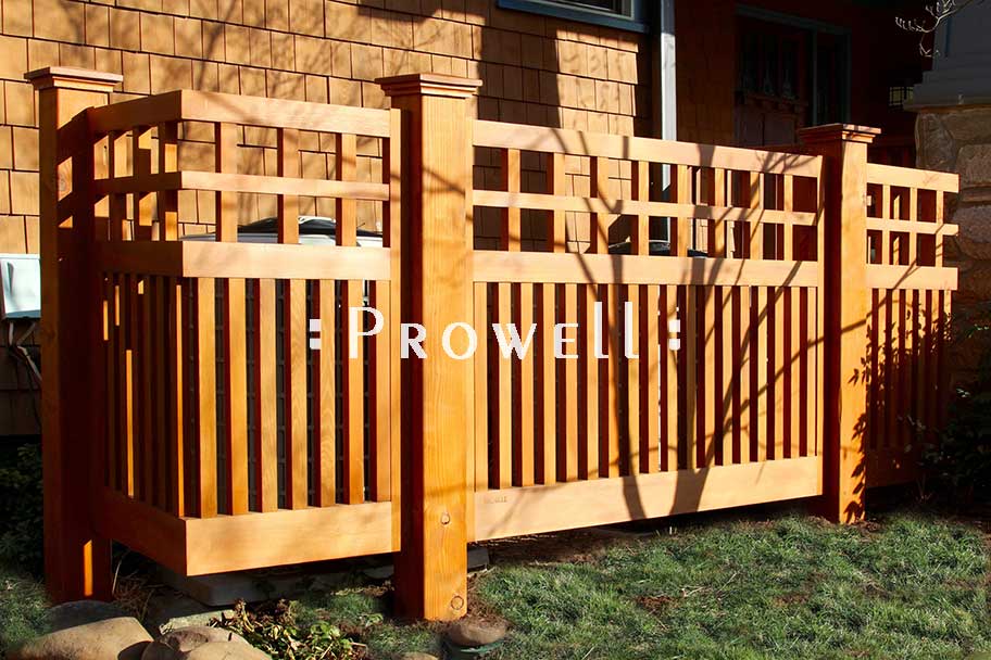 custom wood fence panels #22-3