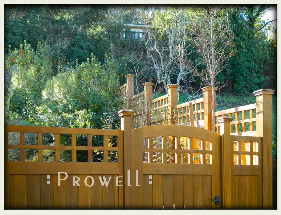 custom wood fence 22-4. prowell