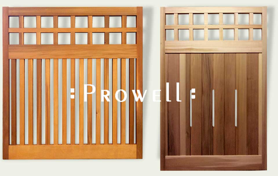 custom wood fence panels #22 by Prowell Woodworks