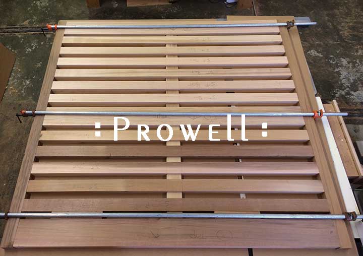 assembling a Prowell fence.