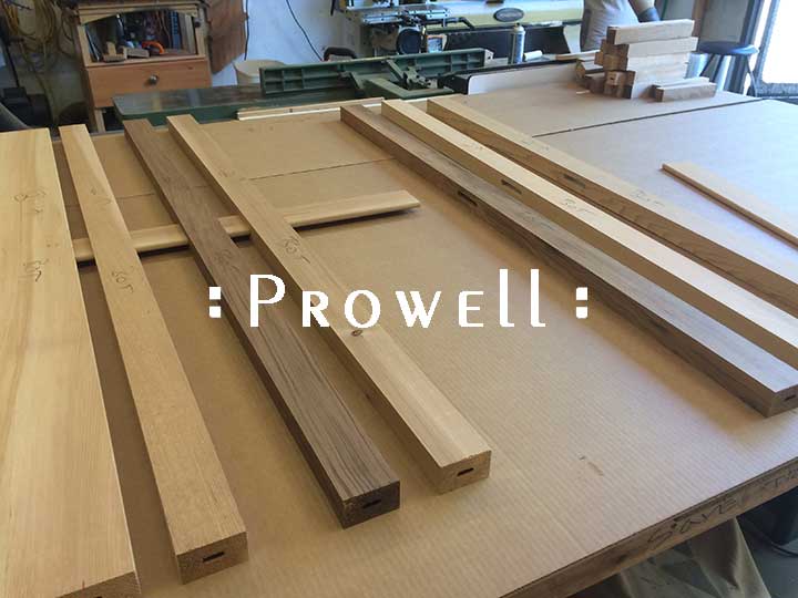 Through tenons for perfect fence boards. Prowell