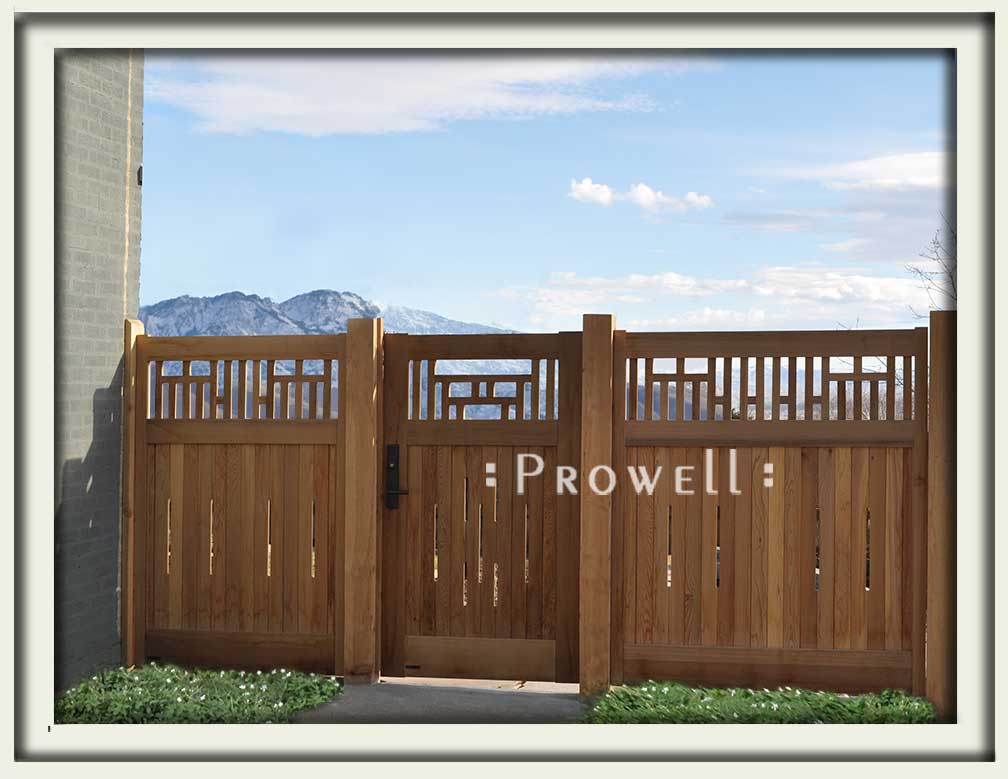 custom wood fence panels #9 in Salt Lake City