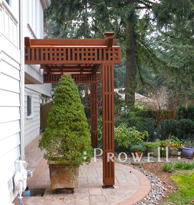 wood garden arbor trellis #23 by Prowell