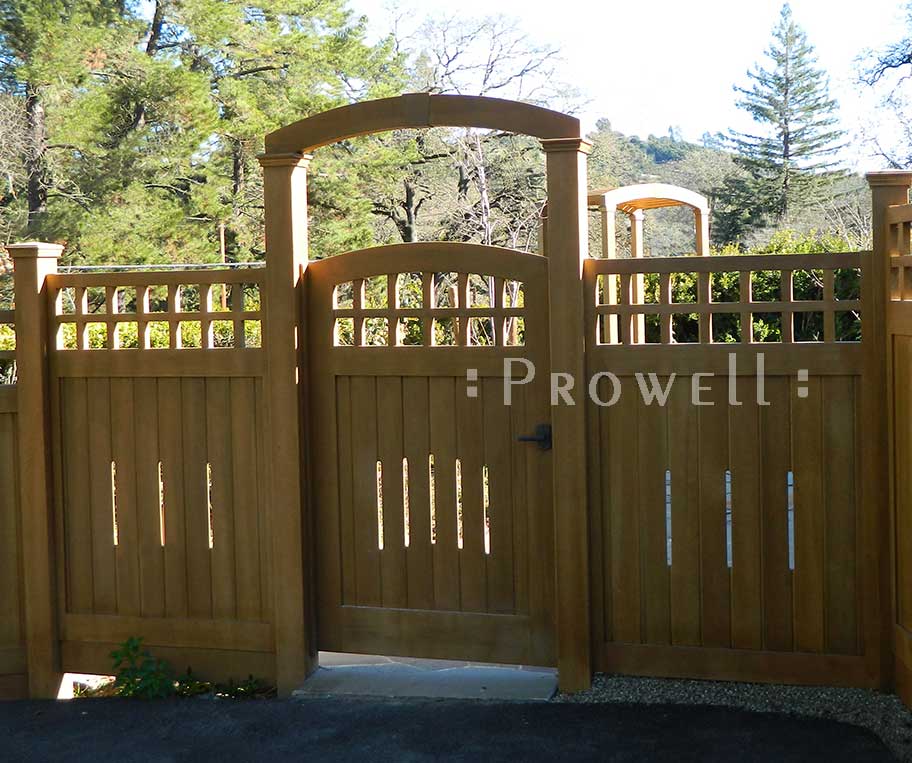 custom wood gate arbor #9 from Prowell