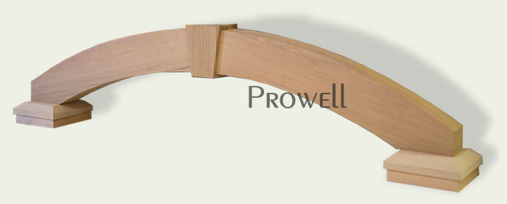 wood arch gate arbor. prowell