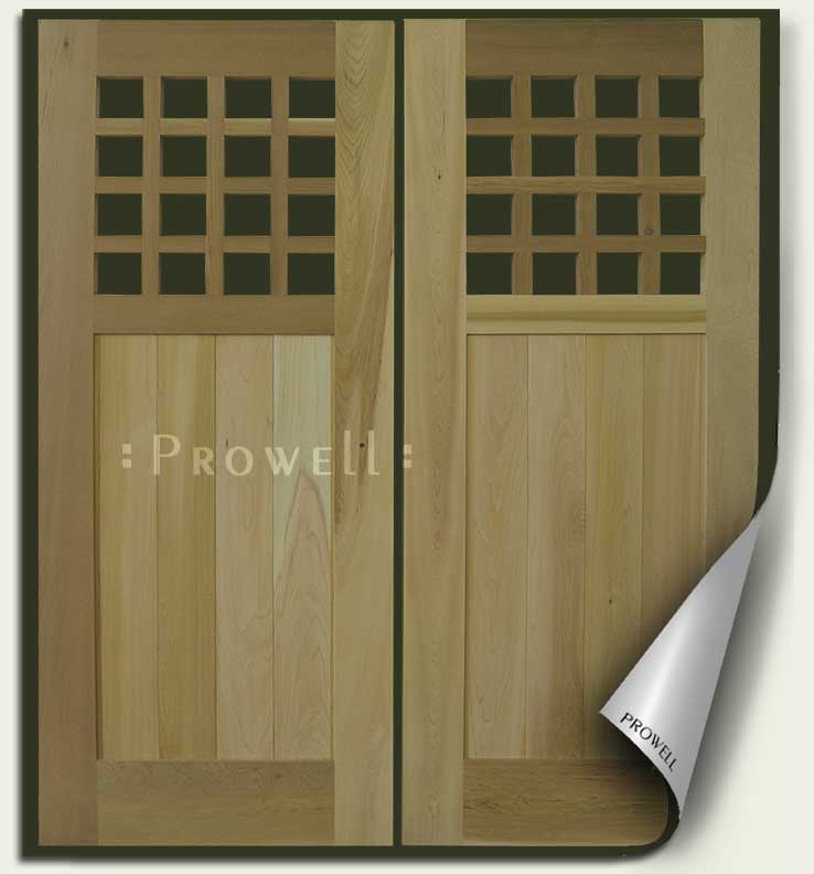 cropped photo showing wood gates design #103
