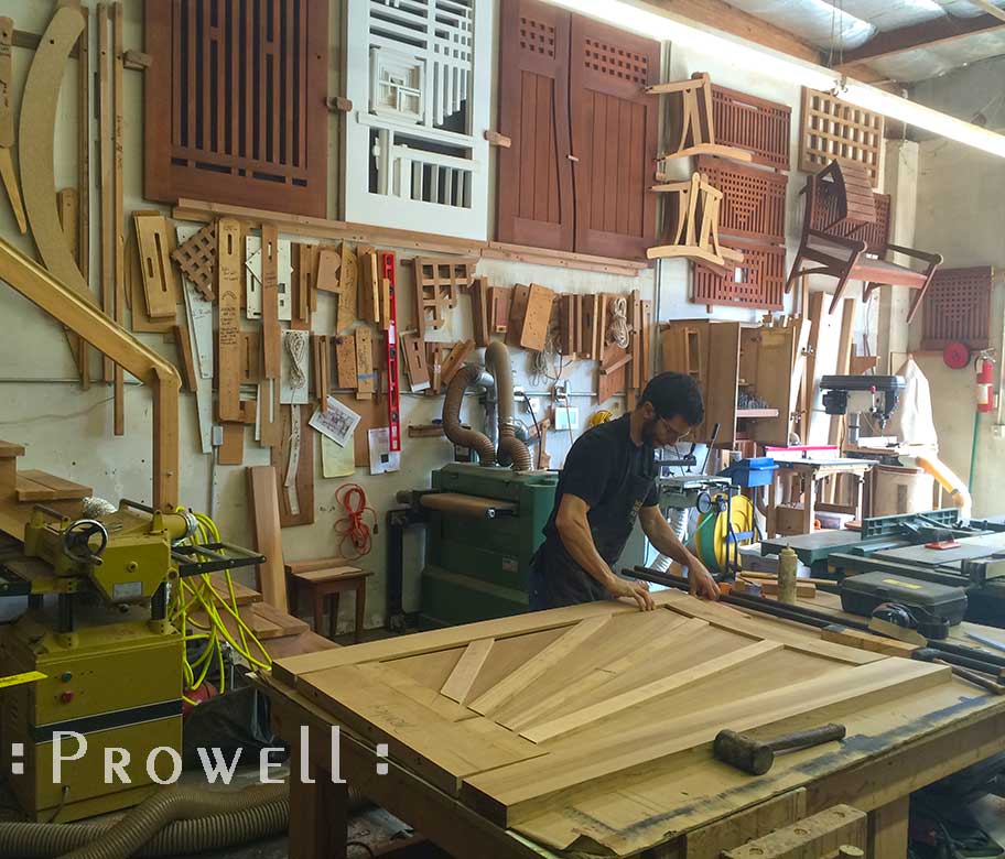 woodworking shop photo showing how to build a gate #107 