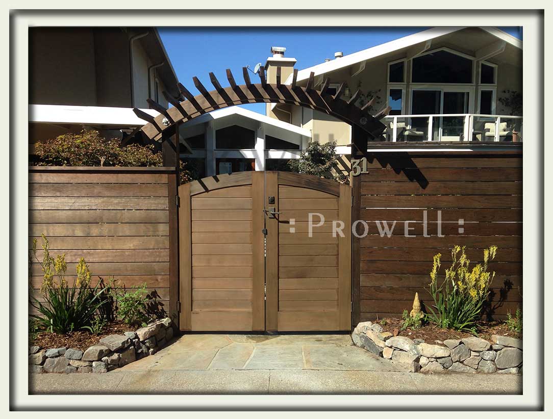 site photo showing security privacy gates #180-1 in San Rafael, california