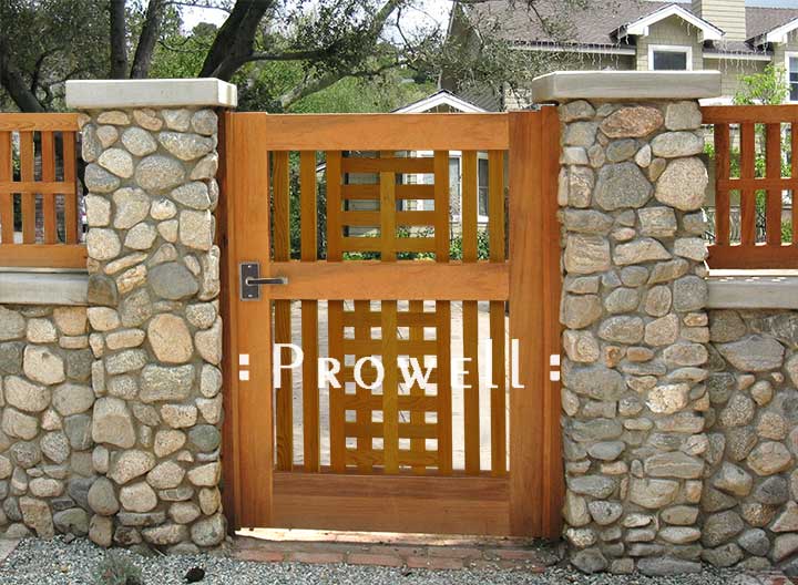 site photograph showing wooden gates #10-1 in Los Angeles, California #10-1