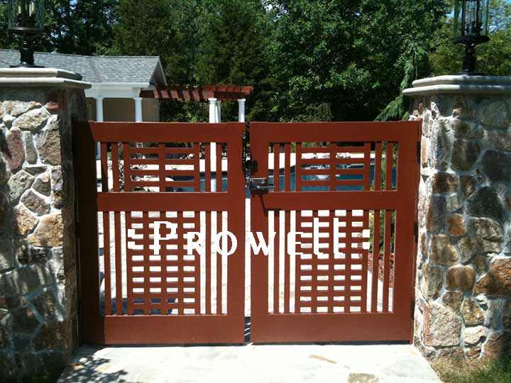 Another site photograph showing gate design #10-5 in New jersey.