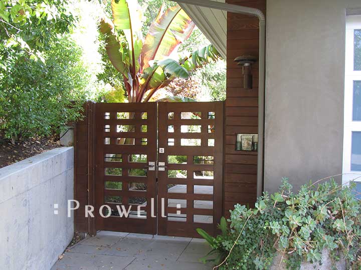 site photograph showing the double entry gate #114 in Tiburon, California