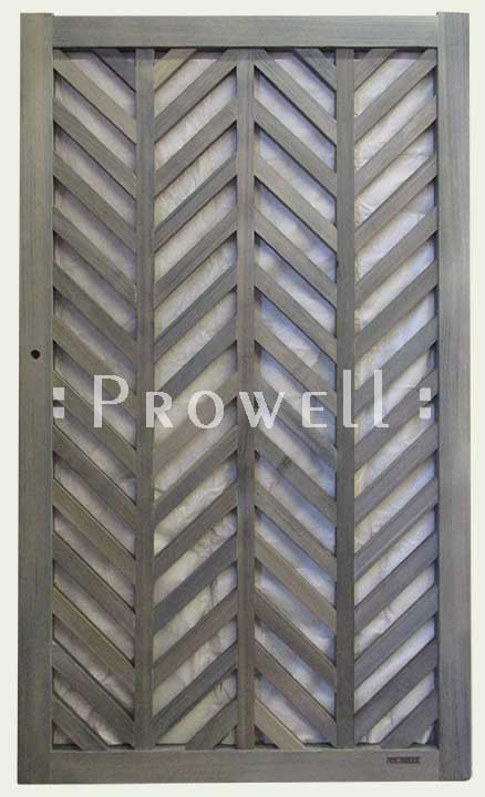 chevron pattern wood gates #11