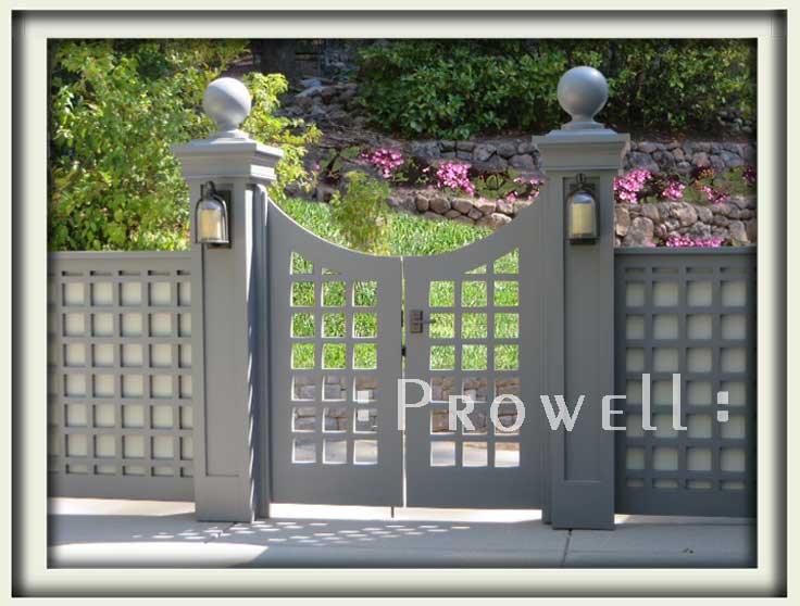 arched wooden gate #13. prowell