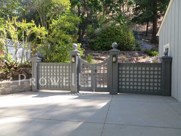 Custom wood fence panel #21 in Contra Costa County, CA