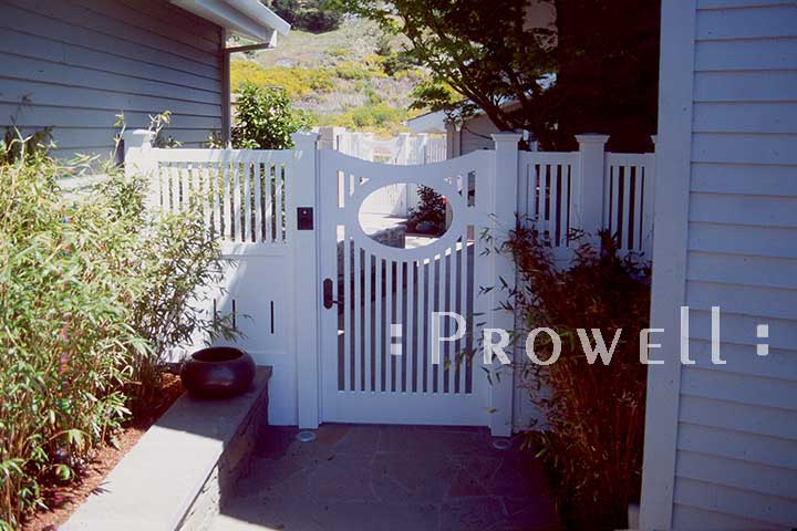 custom wood garden gate #2 in Tiburon, CA