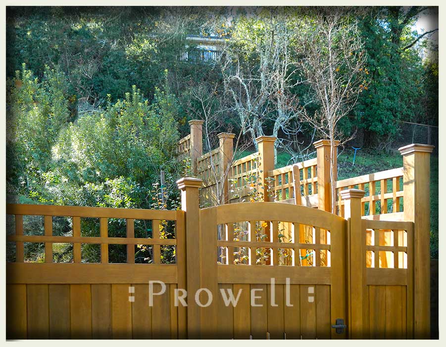 image of gate and fence in san francisco bay area. 