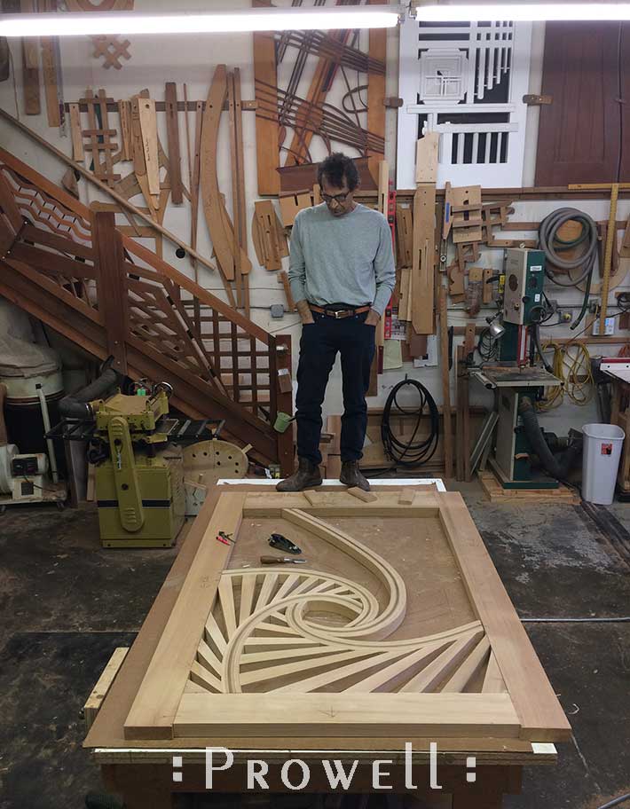 shop progress of the spirograph garden gate #215 with Charles prowell