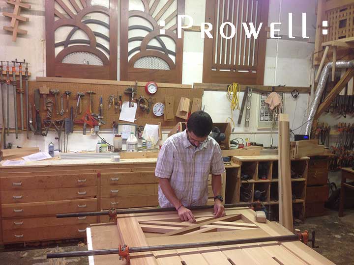 Ben prowell building the colonial gate #23