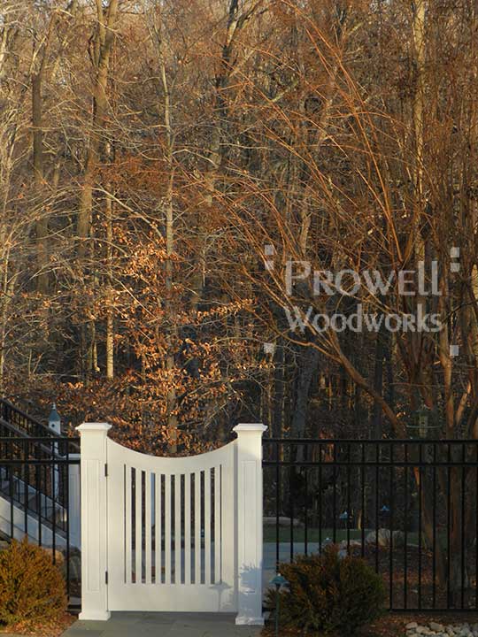 site photo of a single gate design #25-2 in maryland