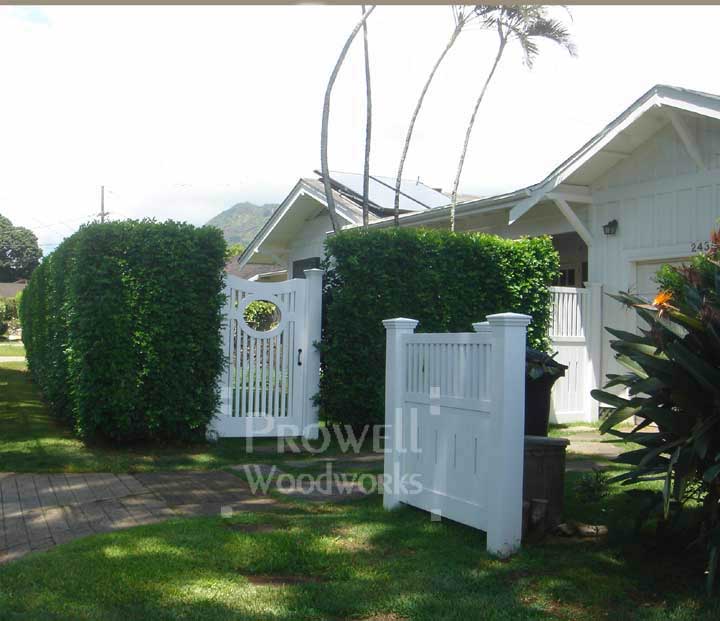 Wood Garden Gate #2-2 in Hawaii