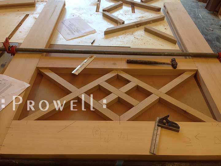 Creating the Traditional wood gate #39 in the shop. How to build a wood gate